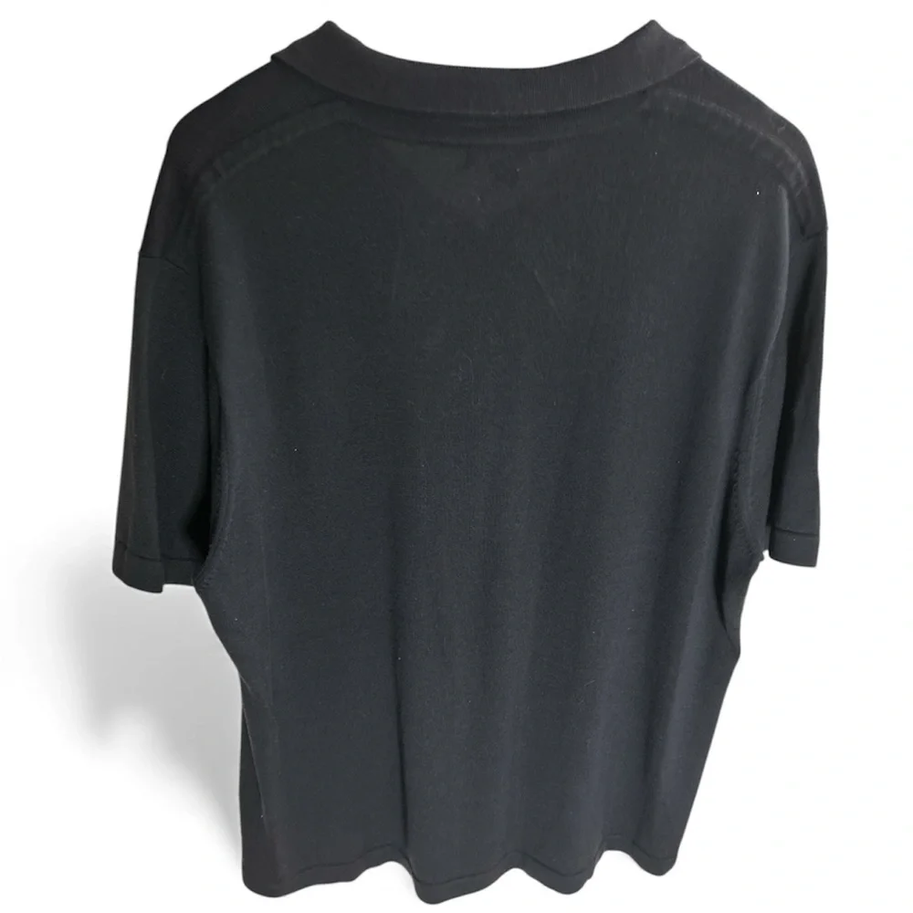 Banana Republic Silk/Cotton Spread Collar Sweater Top Sz XL